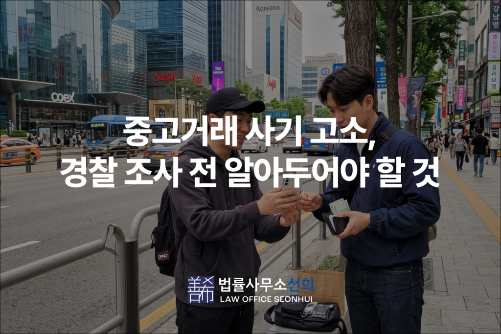 중고거래 사기 고소