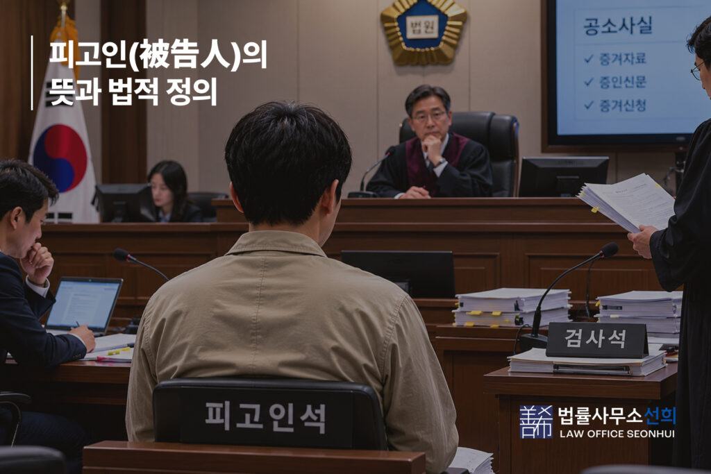 피고인 뜻