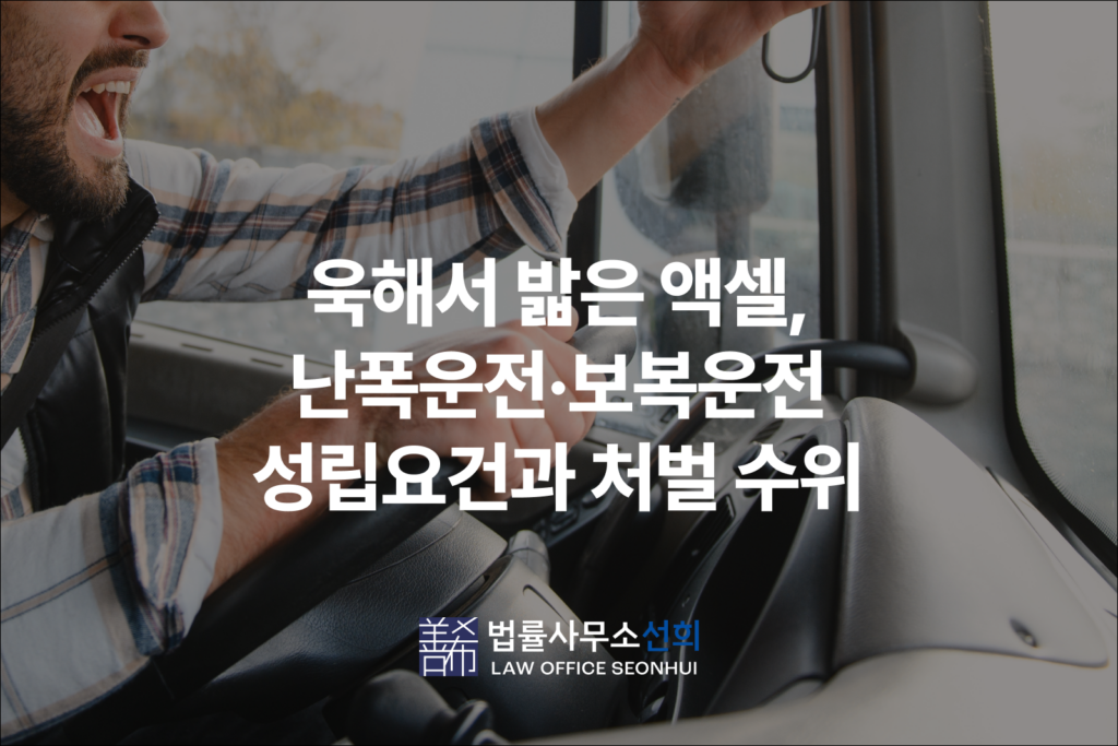 보복운전 처벌
